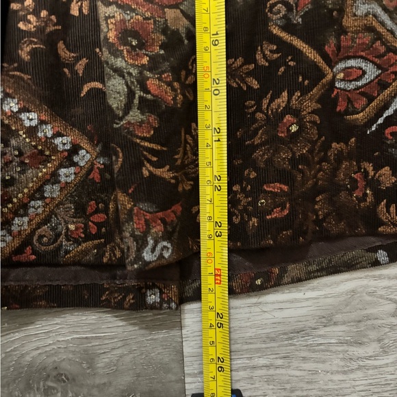 Vintage Harold’s Cotton Corduroy Skirt Whimsigoth Size 10 - Picture 5 of 7